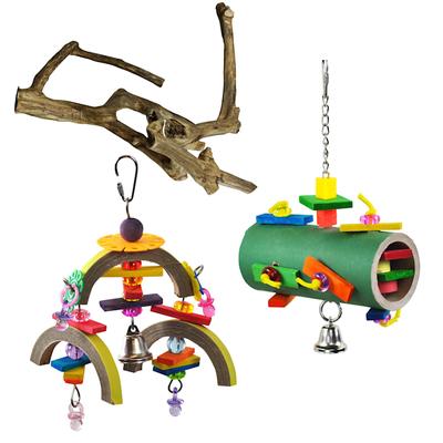 A&E Cage Company Starter Bundle for Medium Birds, Medium