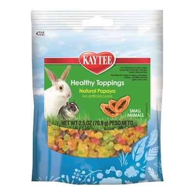 Kaytee Healthy Toppings Natural Papaya Treat for Small Animals, 2.5 oz.