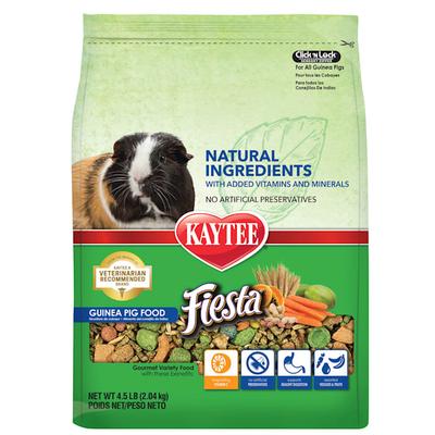 Kaytee Fiesta Naturals Guinea Pig Food, 4.5 lbs.