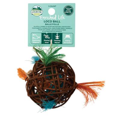 Oxbow Enriched Life Loco Ball Toy for Small Animals