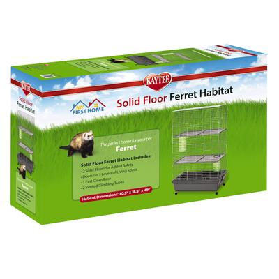 Kaytee Solid Floor Ferret Habitat, 30.5" L X 18.5" W X 49" H