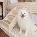 CozyUp Folding Pet Steps, 28" L X 18" W X 25" H, X-Large, Off-White