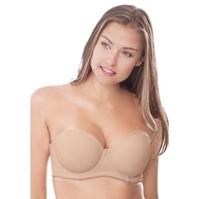 Plus Size Women's Convertible Strapless Underwire Bra by Comfort Choice in Nude (Size 44 G)