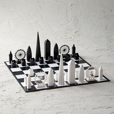 Skyline Acrylic Chess Set - London - Frontgate