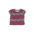 Old Navy Short Sleeve T-Shirt: Pink Floral Tops - Size 6-12 Month