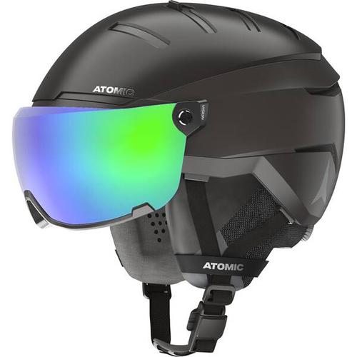 "ATOMIC Skihelm ""Savor GT AMID Visor HD"" Black, Größe 51-55 in Grau"