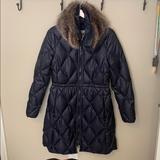 Coach Jackets & Coats | Coach Down Jacket With Removable Real Fur Collar | Color: Black/Brown | Size: Xs