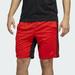 Adidas Shorts | Adidas Men’s 4k Sport 3 Stripes Shorts Red Black | Color: Black/Red | Size: Various