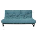 Full 6" Futon Mattress - Winston Porter Maeder Cotton in Green/Gray/Blue | 75 H x 54 W 6 D Wayfair 4216B8131F7E44599A65A6FB350A3A01