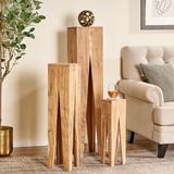 The Twillery Co.® Candler Solid Wood Nesting Tables Wood in Brown | 45.5 H x 9.75 W x 9.75 D in | Wayfair A8E33903A22445CFA724B5AD4D449511