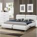 Ivy Bronx Aabia Upholstered 2 Piece Platform Bedroom Set Upholstered, Wood in White | Eastern King | Wayfair C672B0E106454406BBED726302240E37