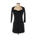 Love Tease Casual Dress - DropWaist: Black Solid Dresses - Women's Size 3