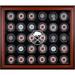 Buffalo Sabres Mahogany Framed (2020-Present) 30-Puck Display Case