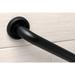 Kingston Brass Claremont Decorative Grab Bar Metal in Black | 2.75 H x 24 W in | Wayfair DR914240