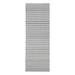 Gray 30 x 0.25 in Area Rug - LOOMY Striped Handmade Handwoven Light Indoor/Outdoor Area Rug Recycled P.E.T. | 30 W x 0.25 D in | Wayfair