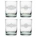 Dakota Fields Satterfield Mandalas Rocks 14 oz. Whiskey Glass Glass | 4.125 H x 3.25 W in | Wayfair FD2523DEFBBA4F8DA858935F74FF82DF