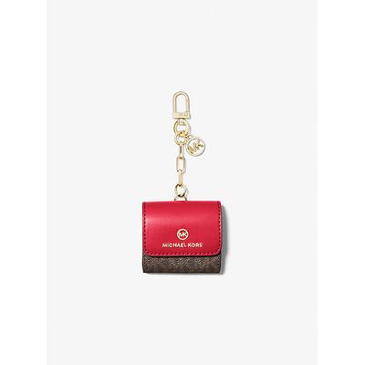 Michael Kors Logo Clip Case For Apple AirPods® Red One Size
