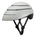 CLOSCA. Faltbarer Helm. Urbaner Fahrradhelm für Erwachsene. Fahrradhelm und Rollerhelm Zertifiziert. Pendlerhelm. Klapphelm. Helm für Frauen und Helm für Männer.(weiß/schwarz, L)
