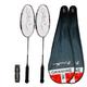 Browning Platinum Nano 75 Badminton Racket x 2 + Protective Covers & 6 Shuttles