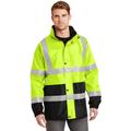 CornerStone CSJ24 ANSI 107 Class 3 Waterproof Parka Jacket in Safety Yellow/Black size 2XL | Polyester