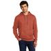 District DT6100 V.I.T. Fleece Hoodie in Heathered Russet size Large | Cotton/Polyester Blend