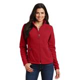 Port Authority L217 Women's Value Fleece Jacket in True Red size XL | Polyester