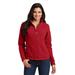 Port Authority L217 Women's Value Fleece Jacket in True Red size XL | Polyester