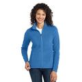 Port Authority L223 Women's Microfleece Jacket in Light Royal Blue size XS | Polyester