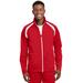 Sport-Tek JST90 Tricot Track Jacket in True Red/White size 4XL | Polyester