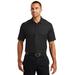 Port Authority K580 Pinpoint Mesh Polo Shirt in Black size Large