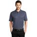 Port Authority K542 Heathered Silk Touch Performance Polo Shirt in Navy Blue Heather size XS | Polyester