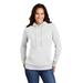 Port & Company LPC78H Women's Core Fleece Pullover Hooded Sweatshirt in White size Large