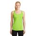 Sport-Tek LST356 Women's PosiCharge Competitor Racerback Tank Top in Lime Shock size 2XL | Polyester