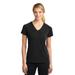 Sport-Tek LST700 Women's Ultimate Performance V-Neck T-Shirt in Black size 3XL | Polyester/Spandex Blend