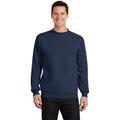 Port & Company PC78 Core Fleece Crewneck Sweatshirt in Navy Blue size Medium