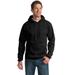 Port & Company PC90H Essential Fleece Pullover Hooded Sweatshirt in Jet Black size XL