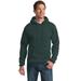 Port & Company PC90H Essential Fleece Pullover Hooded Sweatshirt in Dark Green size XL