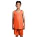 Sport-Tek YST500 Athletic Youth PosiCharge Classic Mesh Reversible Tank Top in Deep Orange size Small