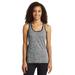 Sport-Tek LST396 Women's PosiCharge Electric Heather Racerback Tank Top in Black Electric/Black size Large | Polyester