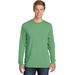 Port & Company PC099LS Men's Beach Wash Garment-Dyed Long Sleeve Top in Safari size XL | Cotton