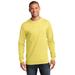 Port & Company PC61LS Long Sleeve Essential Top in Yellow size XL | Cotton