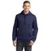 Sport-Tek ST290 Repel Fleece Hooded Pullover T-Shirt in True Navy Blue size Medium