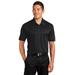 Sport-Tek ST695 PosiCharge Active Textured Colorblock Polo Shirt in Black/Gray size XL | Mesh