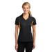 Sport-Tek LST655 Women's Side Blocked Micropique Sport-Wick Polo Shirt in Black/Gold size XS | Polyester