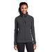 Sport-Tek LST852 Women's Sport-Wick Stretch Full-Zip Jacket in Charcoal Grey size XL | Polyester/Spandex Blend