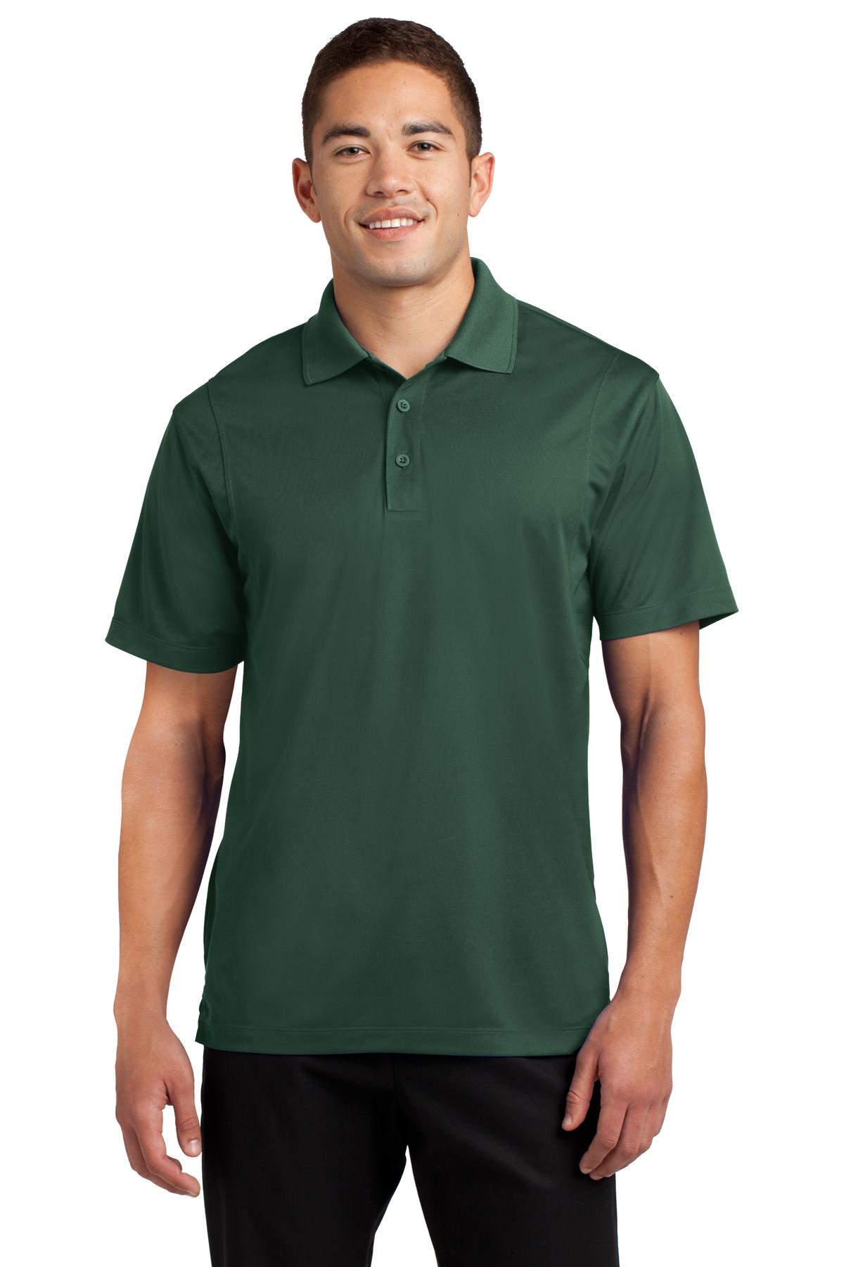 Sport-Tek TST650 Tall Micropique Sport-Wick Polo Shirt in Forest Green size Large/Tall | Polyester
