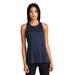 Sport-Tek LST466 Athletic Women's Endeavor Tank Top in Dark Royal Blue Heather/Black size Medium | Mesh