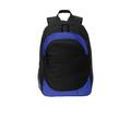 Port Authority BG217 Circuit Backpack in True Royal/Black size OSFA | Polyester Blend