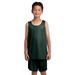 Sport-Tek YST500 Athletic Youth PosiCharge Classic Mesh Reversible Tank Top in Forest Green size XS