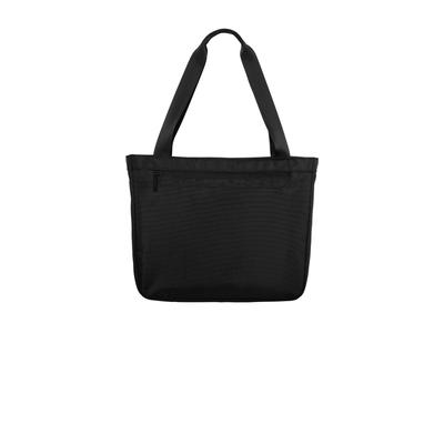 Port Authority BG423 Exec Laptop Tote Bag in Black size OSFA | Polyester Blend